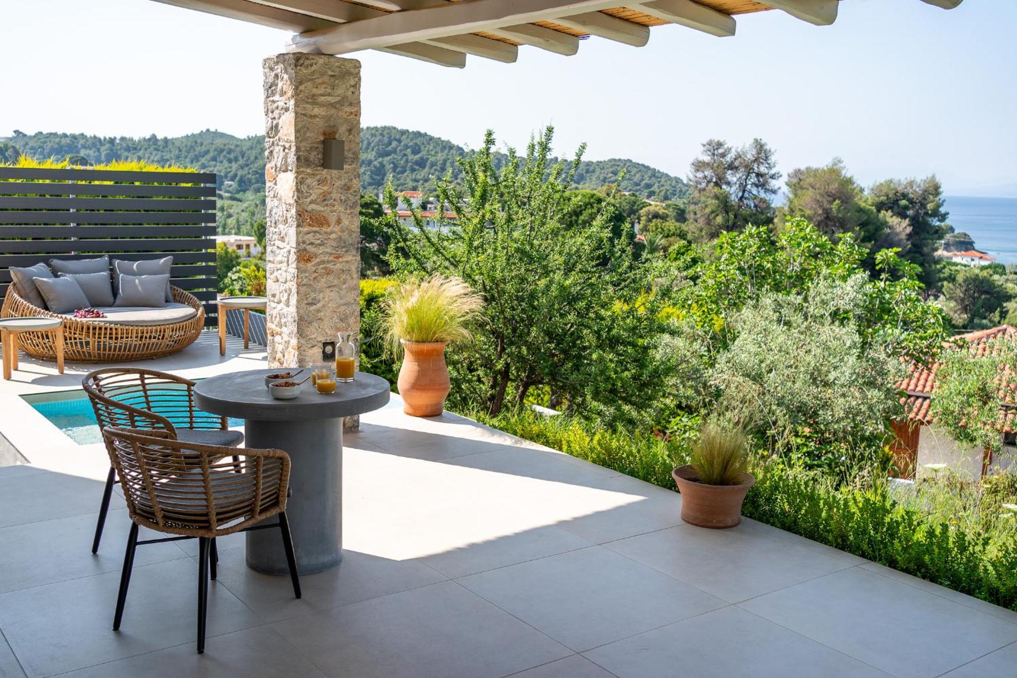 Stone Build Suite With Private Pool Kolios المظهر الخارجي الصورة
